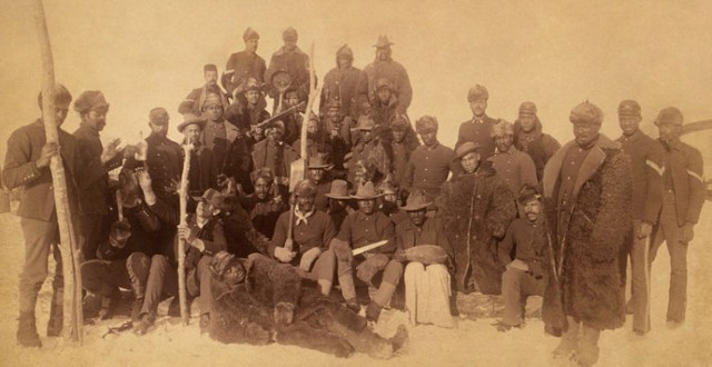 Zdjęcie Buffalo Soldiers z 1890 roku