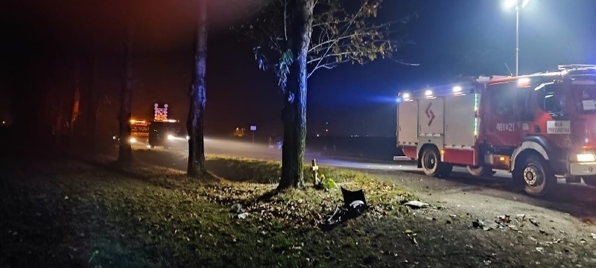 Wypadek 12 listopada na DK 40 w Starych Kotkowicach. Podkom....