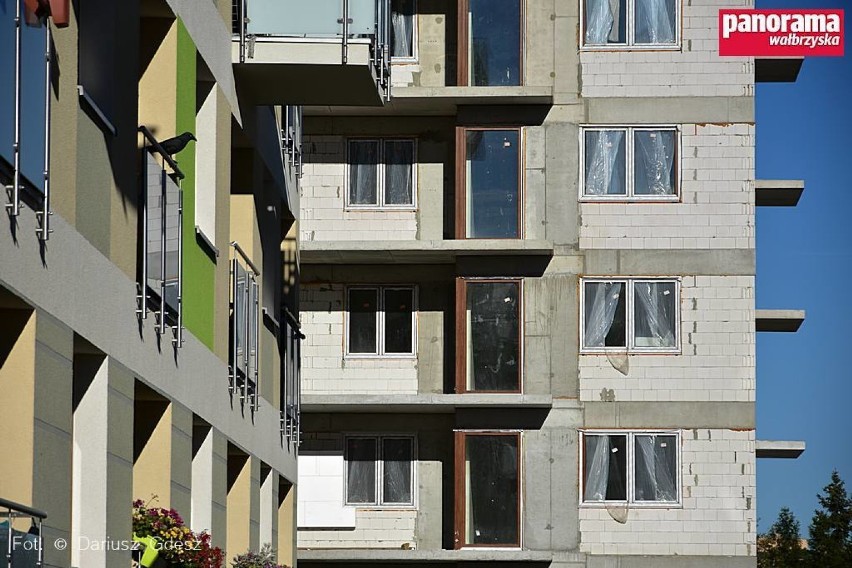 Budowa mieszkań ma ulicy Husarskiej w Wałbrzychu