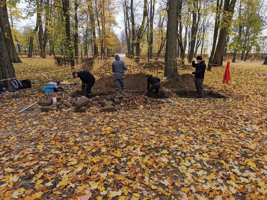 Odkrycia archeologiczne w ogrodach Pałacu Branickich w Białymstoku