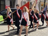 Międzynarodowe Święto  Pracy w Gorlicach. Był pochód i uroczystości przy Pomniku Tysiąclecia Państwa Polskiego