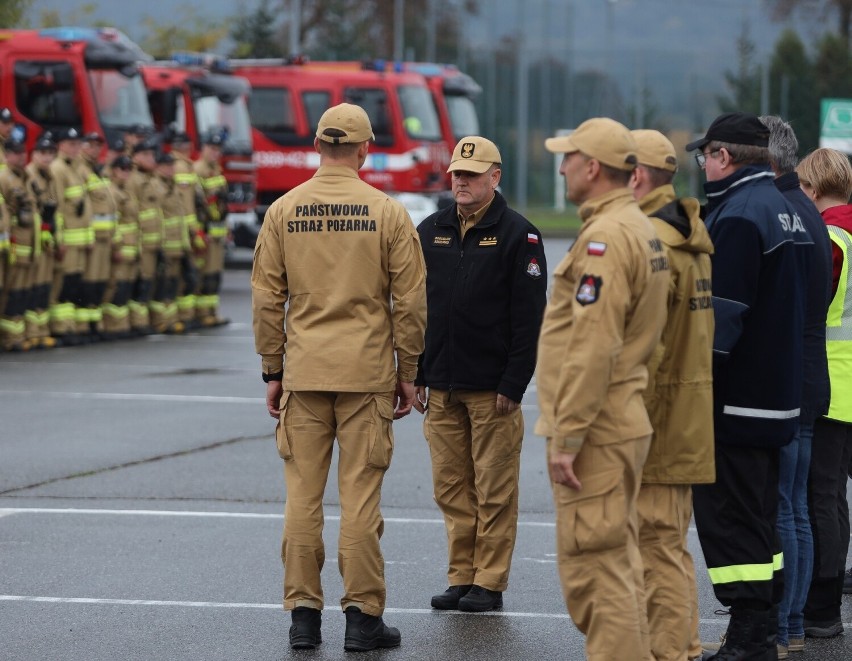Ćwiczenia strażaków OSP KSRG z powiatu przemyskiego