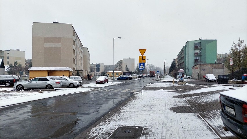 Zima i śnieg w Żarach