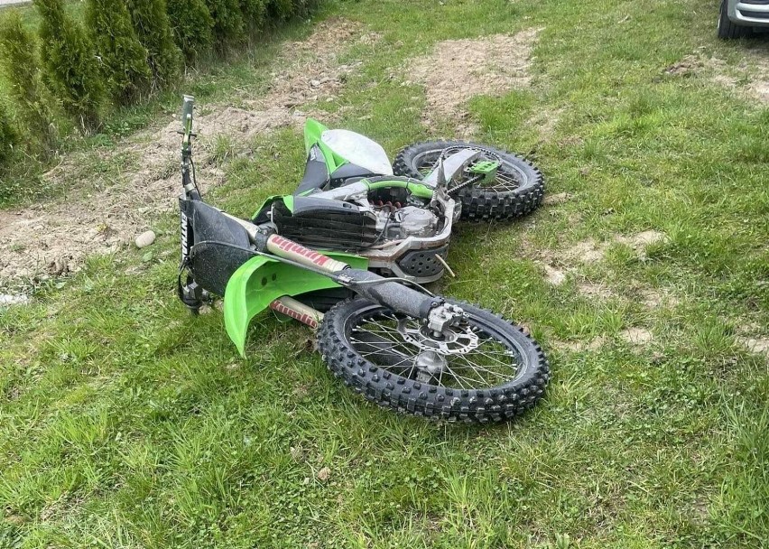 Dwa motocykle zderzyły się na drodze powiatowej w Janczowej...