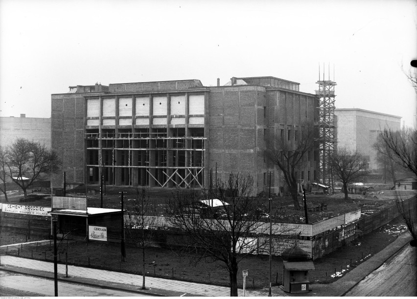 Budowa Muzeum Narodowego w Krakowie. 1935.