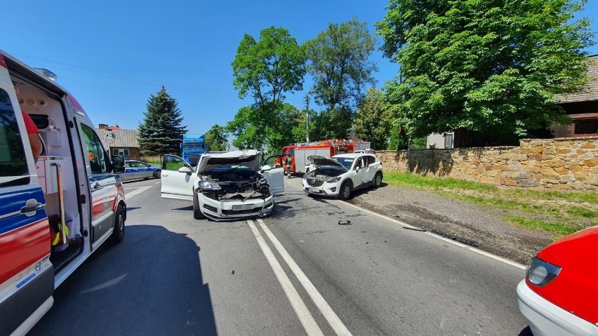 Wypadek na DK 42 między Radomskim a Przedborzem