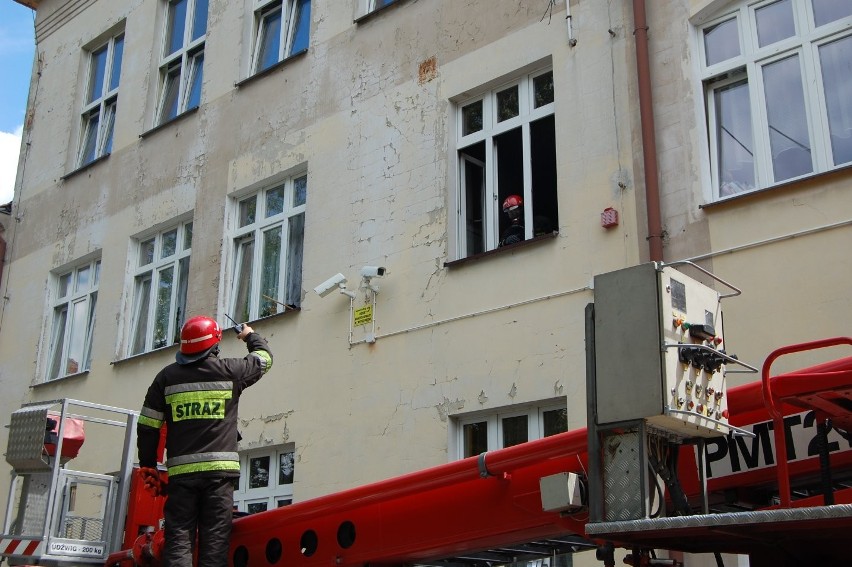 Paliła się szkoła nr 1 w Nowym Dworze Gdańskim