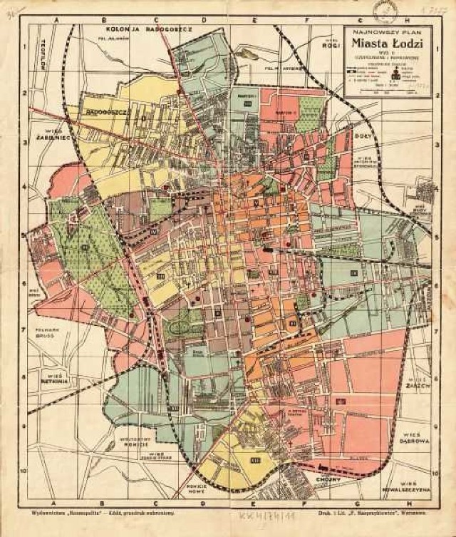 Wystawa map - Łódź i region łódzki