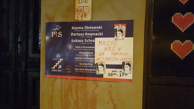 Biuro poselskie PiS w Bydgoszczy