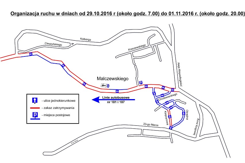 Od 29.10.2016 r. (od godz. 7.00) do 01.11.2016 r. (do około...