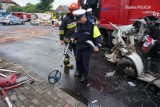 Wypadek w Sierakowie Śląskim na DK 11. Jedna osoba zginęła [ZDJĘCIA]