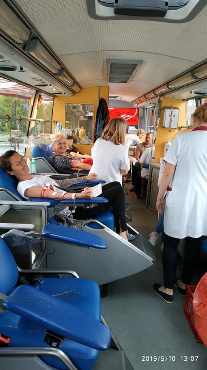 Święto patronat i zbiórka krwi w SP w Rydzynie