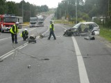Tragiczny wypadek na DK 16 w okolicach miejscowości Kaplityny [ZDJECIA]