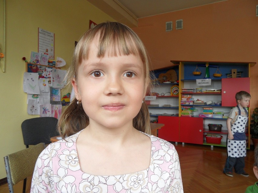 Alicja Wolny, 6,5 lat
W naszym przedszkolu naprawdę jest...