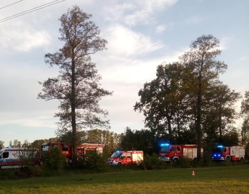 Groźny wypadek na drodze Boruja Kościelna - Kąkolewo