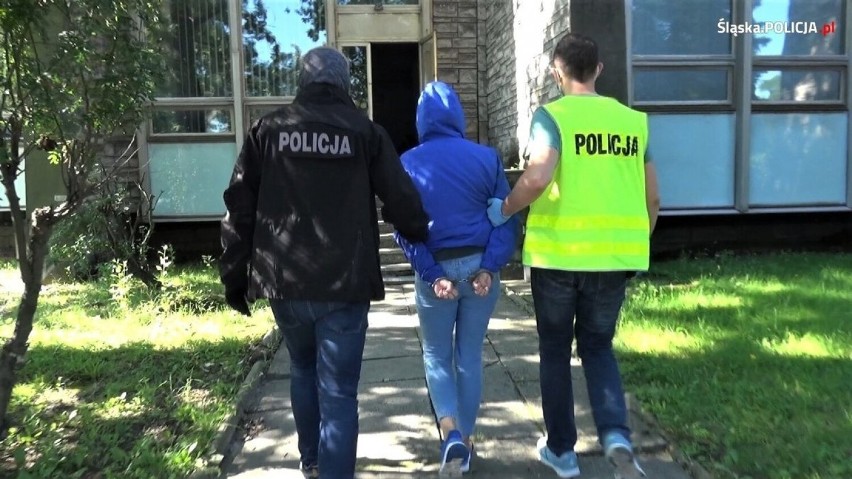 Policjanci z Komendy Wojewódzkiej Policji w Katowicach...