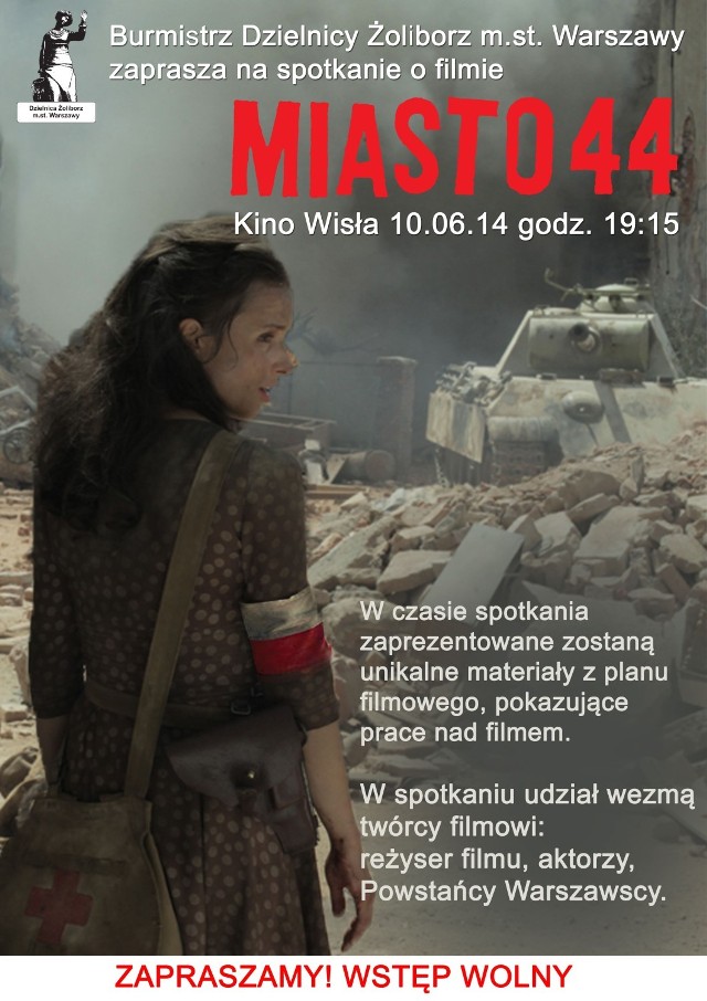 Plakat z filmu "Miasto 44"