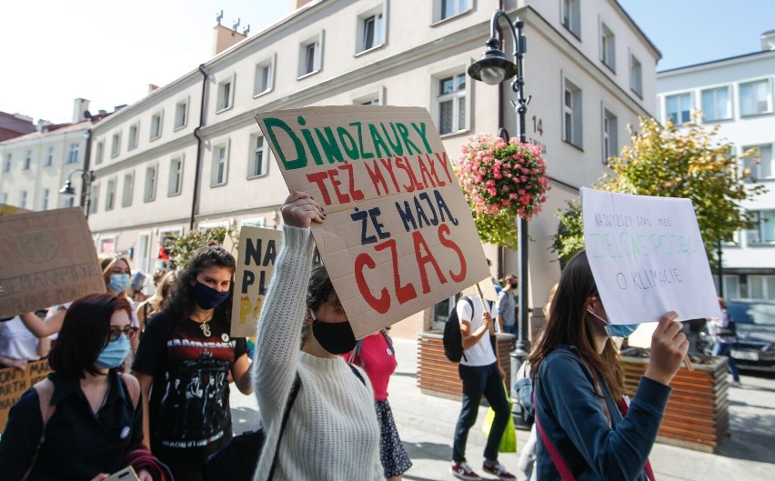 Zdjęcie z Strajku Klimatycznego w Rzeszowie w 2020 roku