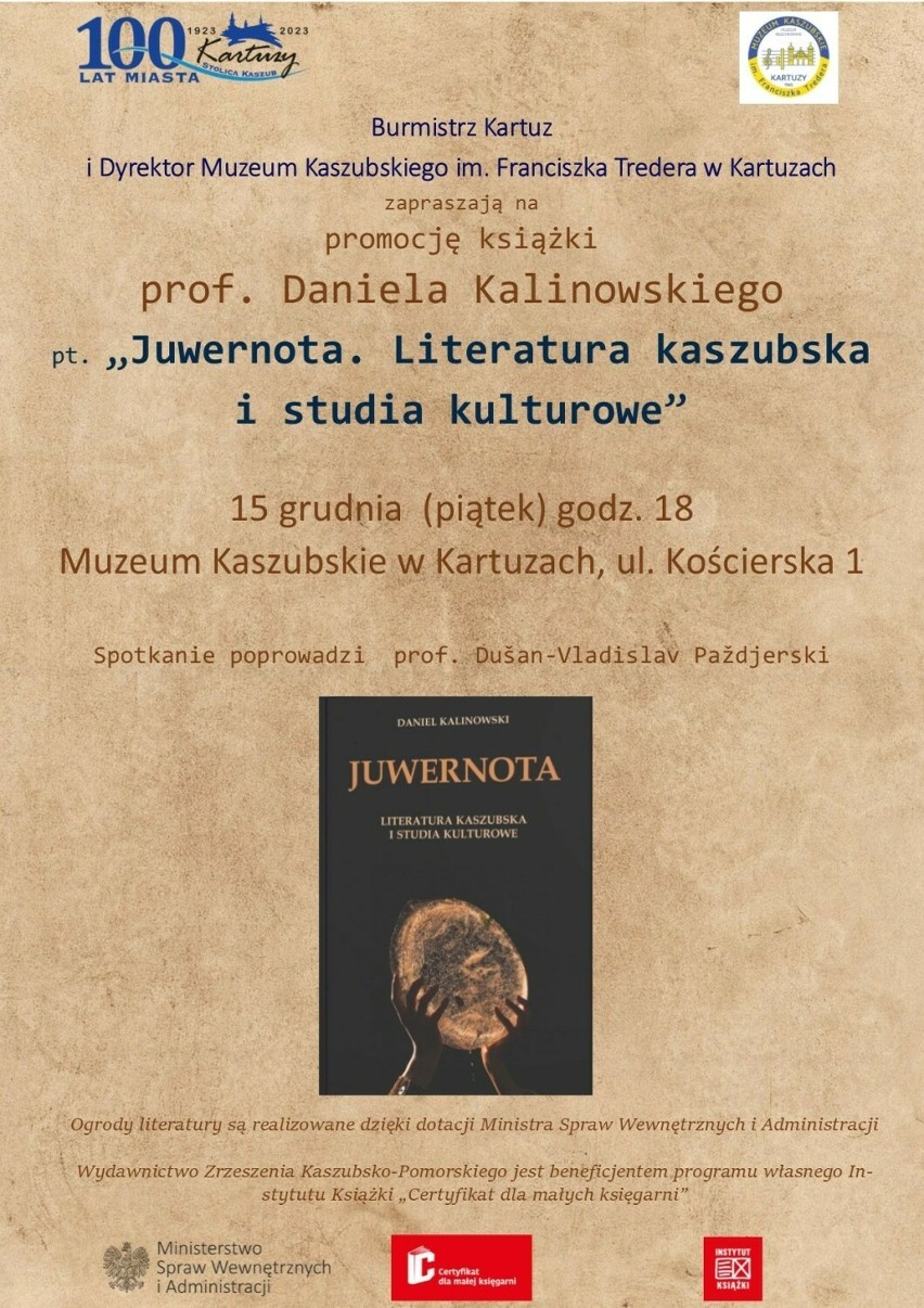 Muzeum Kaszubskie w Kartuzach zaprasza na promocję książki...