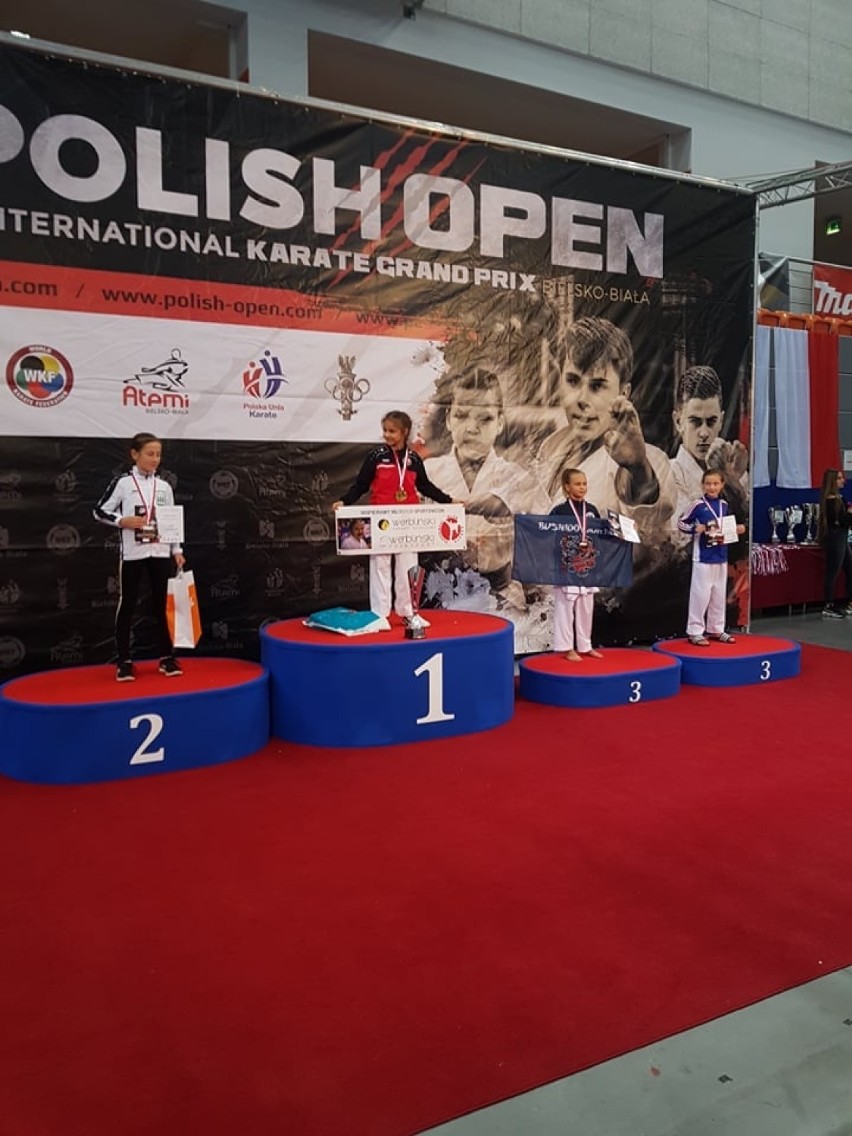 Trzy medale pleszewskich karateków na największym turnieju w Polsce