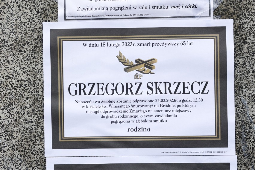 Ostatnie pożegnanie Grzegorza Skrzecza
