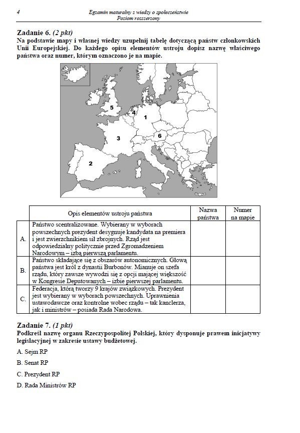 Matura 2013 WOS: ODPOWIEDZI, mamy ARKUSZE [poziom rozszerzony]