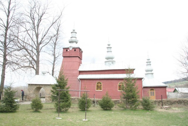 Śnietnica - greckokatolicka cerkiew z 1775 r., we wnętrzu barokowy ikonostas Józefa Bogdańskiego / Fot. Ewa Kowalska