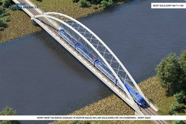 Jednym z planowanych przedsięwzięć jest budowa nowego mostu na Dunajcu
