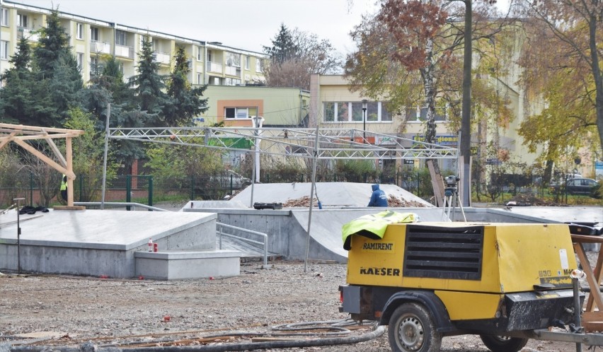 Puławski skatepark prawie na finiszu? Zobacz zdjęcia z placu budowy