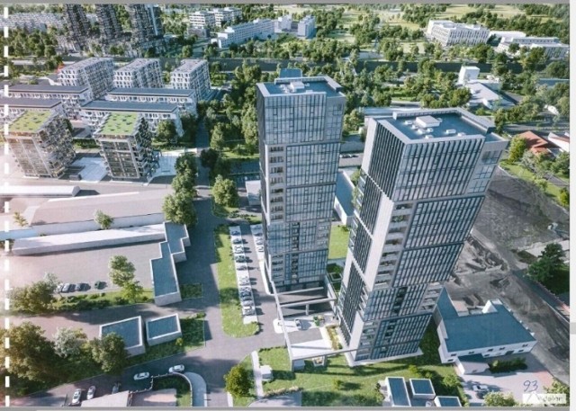Przy ulicy Zbożowej w Kielcach powstaną dwa 20 piętrowe wieżowce. Rada wyraziła zgodę na lokalizację inwestycji.