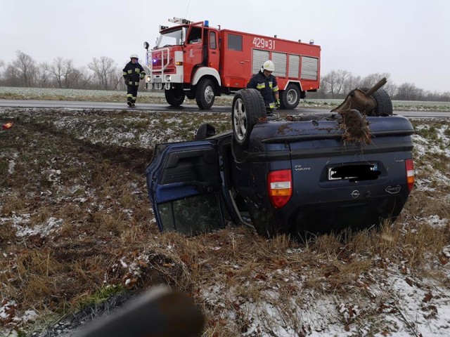 Groźny wypadek na drodze między Działyniem a Oborą