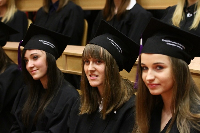 Uniwersytet Łódzki: Gala absolwentów Wydziału Ekonomiczno-Socjologicznego