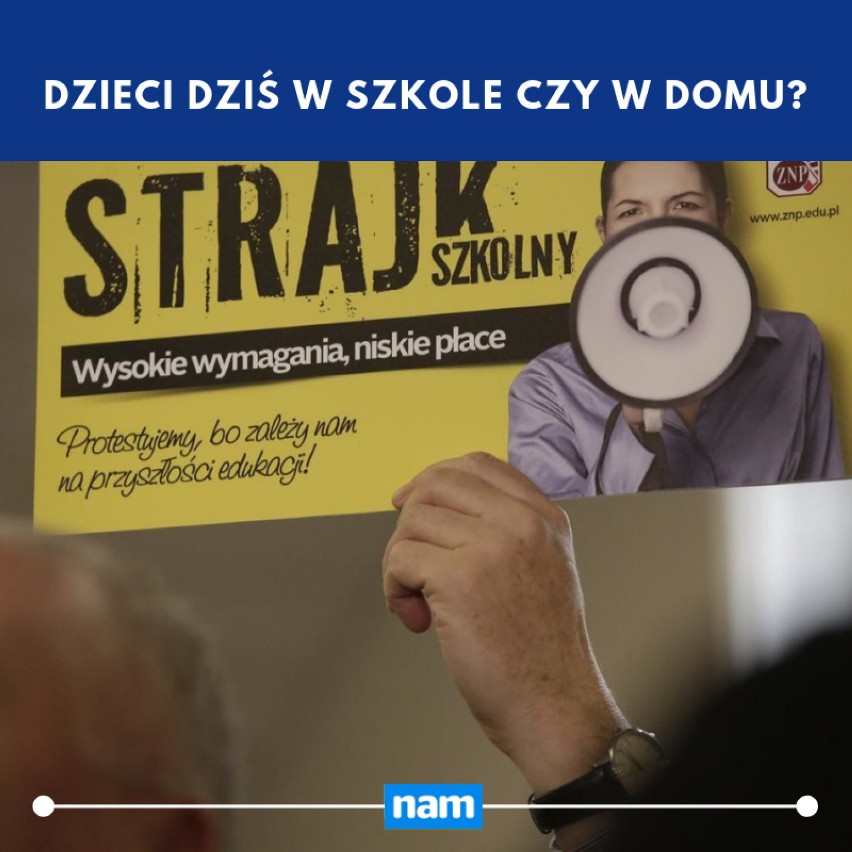 Strajk nauczycieli w Pruszczu Gdańskim. We wszystkich pruszczańskich szkołach odwołano zajęcia dydaktyczne