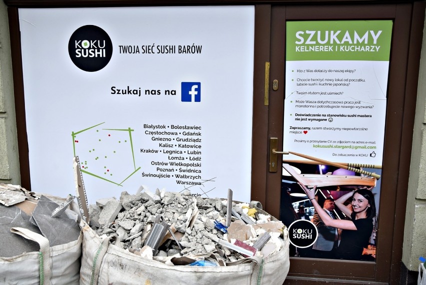 Podpatrzone w Stargardzie. Przy ulicy Piłsudskiego powstaje pierwszy w mieście bar sushi 