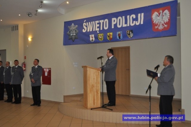 Policja Lubin: Świętowali z okazji 96 rocznicy powołania Policji