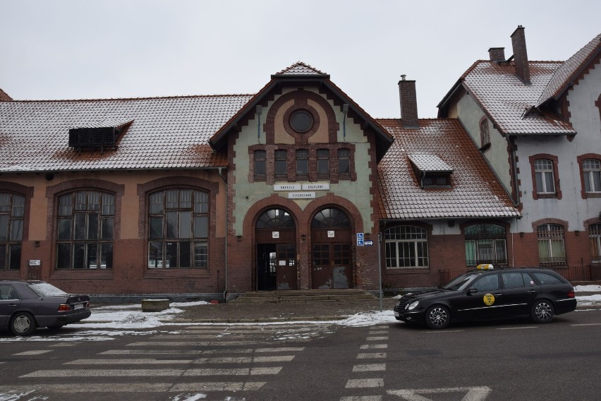 Obecny stan dworca kolejowego w Szczecinku