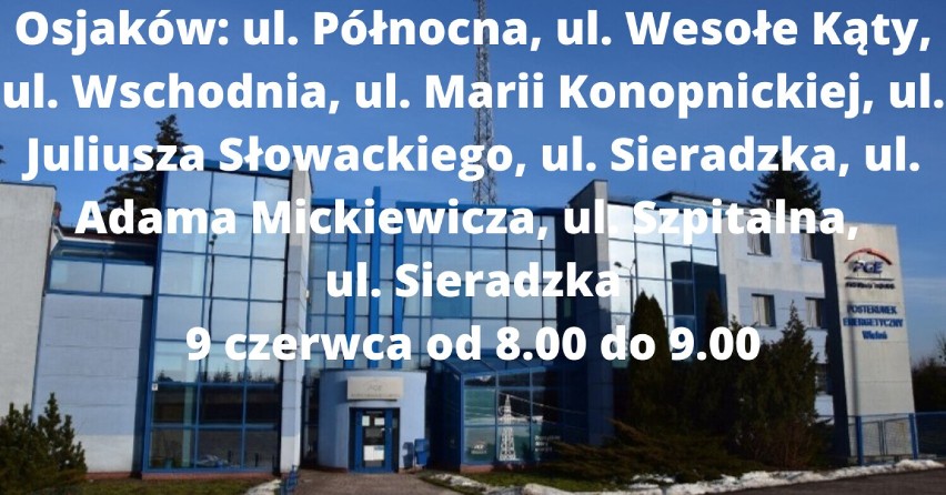 Wyłączenia prądu w Wieluniu i okolicach. Tu zabraknie prądu CZERWIEC 2022