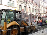 Przebudowa centrum Katowic: ruszył remont ulicy Pocztowej FOTO
