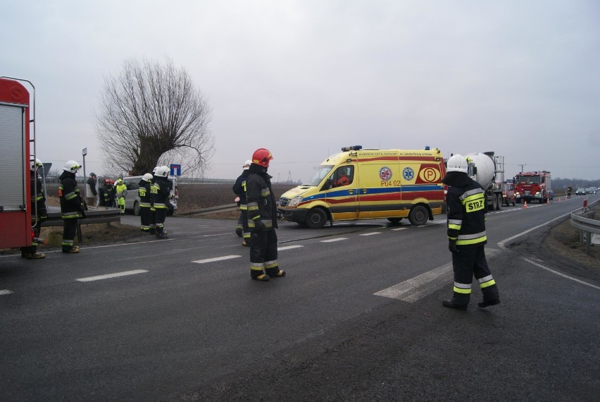 Wypadek w Kolonii Kokanin pod Kaliszem. Jedna osoba ranna