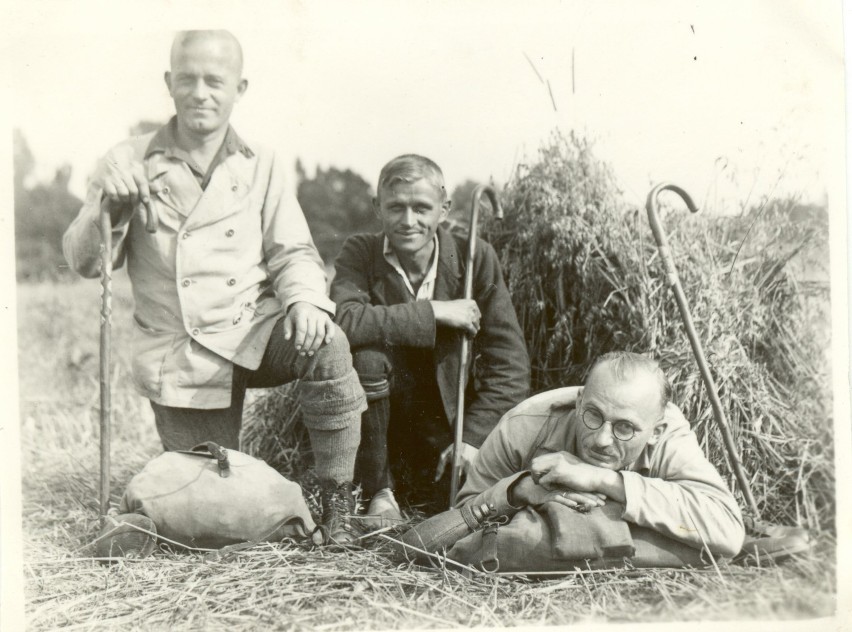 Nad Odrą w Opolu, pośrodku Paul Rother (1931 r.),