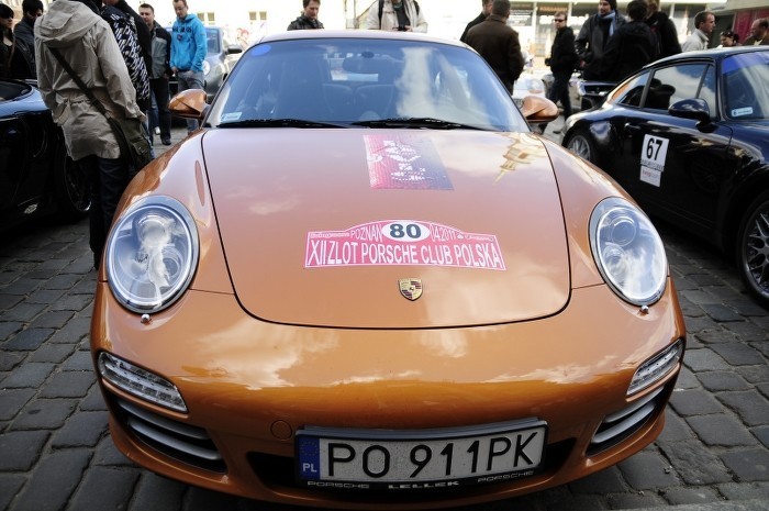 Zlot samochodów Porsche w Poznaniu [ZDJĘCIA, WIDEO]