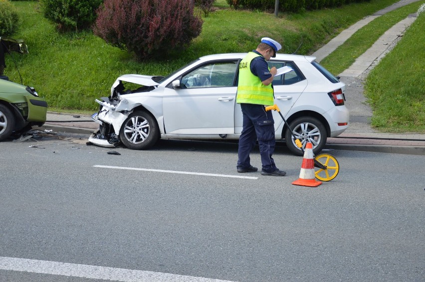 Wypadek na DK94 w Łapczycy, 14.06.2021