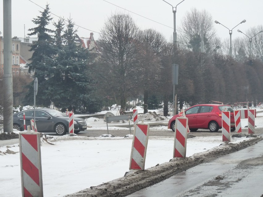 Grudziądz. Remont na placu Stycznia wstrzymany!(ZDJĘCIA)