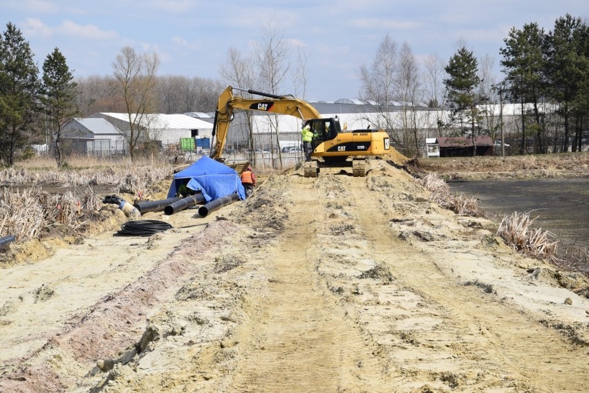 Wolbrom. Prace remontowe w oczyszczalni ścieków idą pełną parą