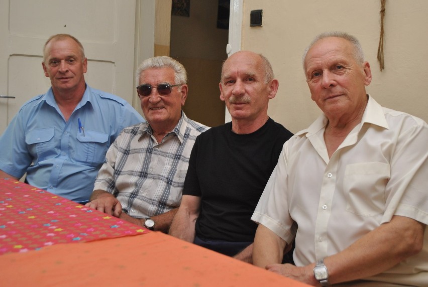 Od lewej: Tadeusz Baraniak, Marian Konieczny, Bogdan...