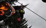 Limanowa/Zakopane. Strażacy - alpiniści z Limanowej pomagali w ewakuacji rannych turystów