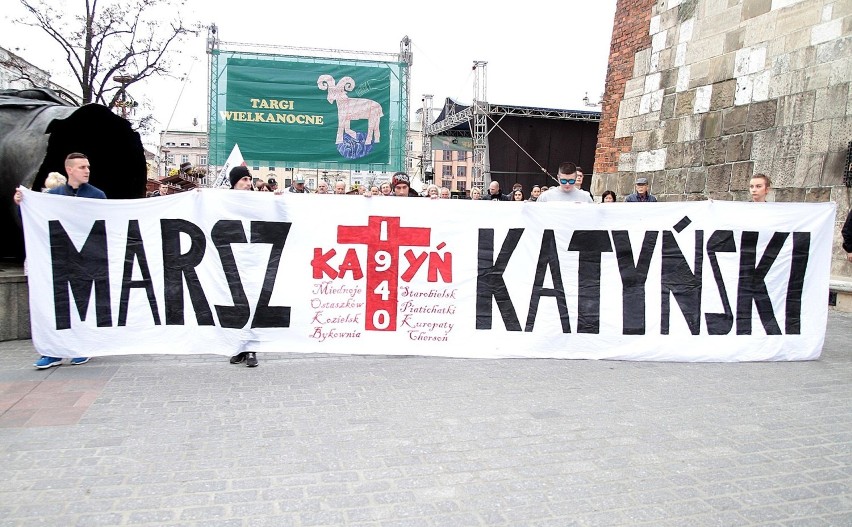 VII Marsz Katyński przeszedł ulicami Krakowa [ZDJĘCIA]