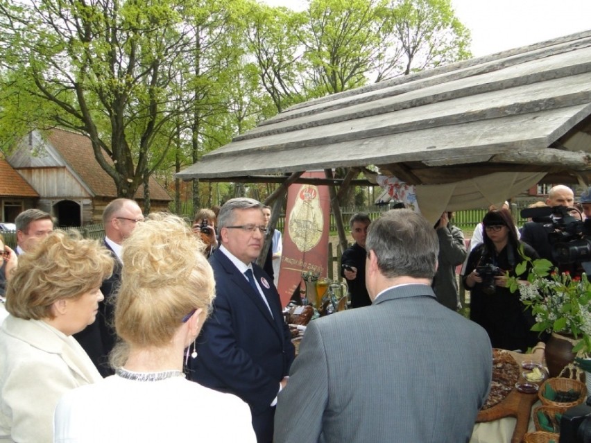 Prezydent Bronisław Komorowski odwiedził Olsztynek