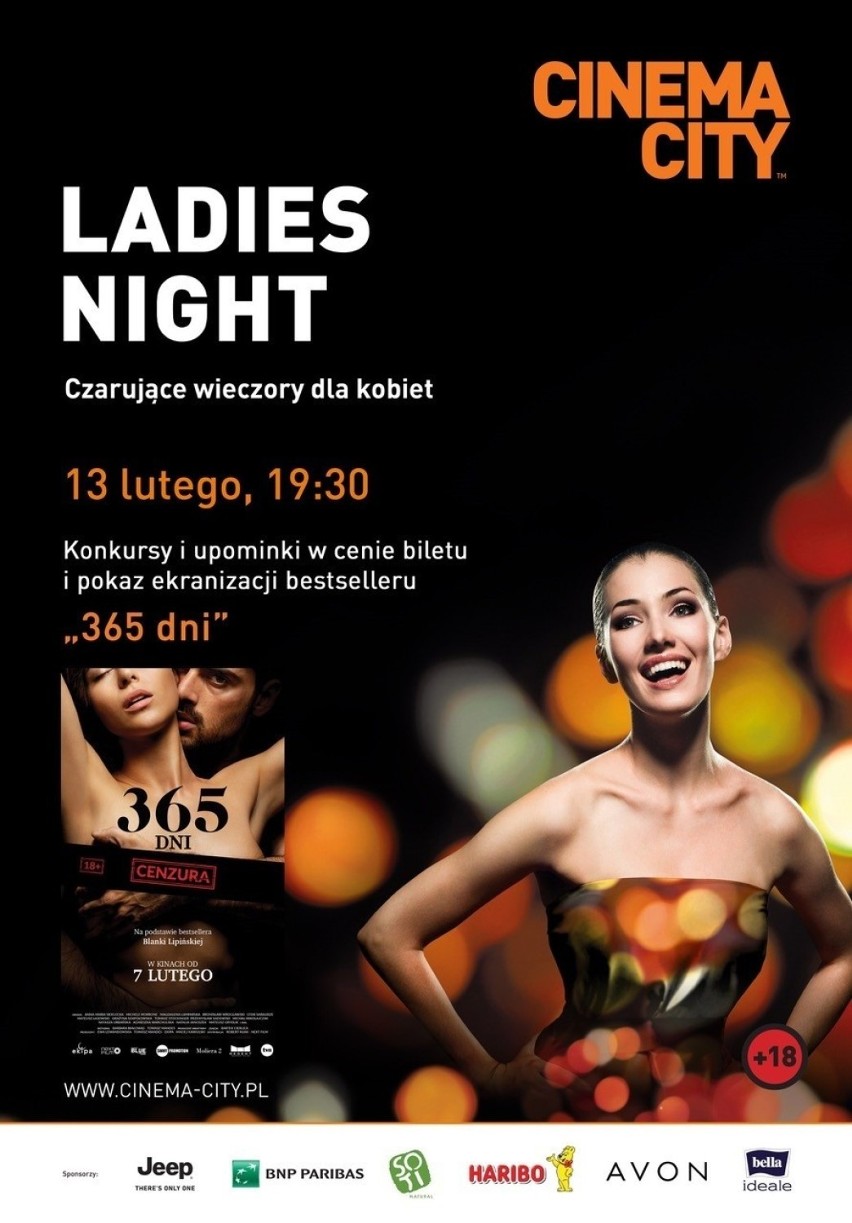 Gorący wieczór dla Pań, czyli Ladies Night w Cinema City - KONKURS