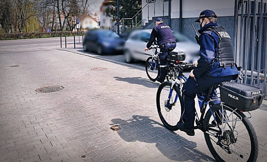 Łomża. Po zimowej przerwie policja wraca na rowery